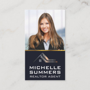 Tarjeta De Visita Logotipo inmobiliario   Corporativa