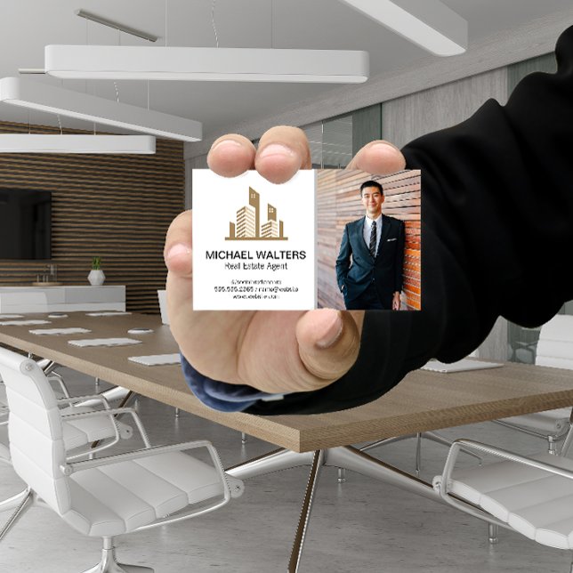 Tarjeta De Visita Logotipo inmobiliario | Imagen Personalizado | Emp (Subido por el creador)