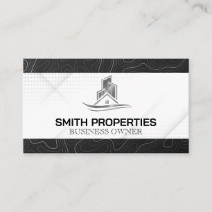 Tarjeta De Visita Logotipo inmobiliario   Propiedades