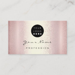 Tarjeta De Visita Logotipo maquillaje Artista Hair Nails Rosa Rosa M