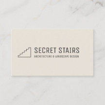 Logotipo minimalista negro escaleras arquitectura