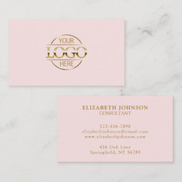 Tarjeta De Visita Logotipo minimalista profesional de la empresa ros