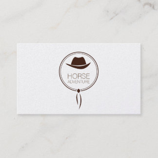 Tarjeta De Visita Logotipo modelo película de vaqueros