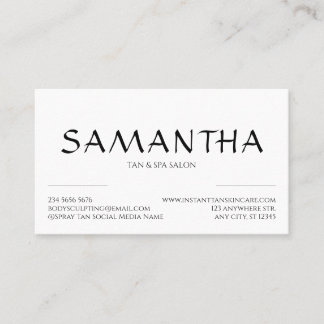Tarjeta De Visita Logotipo Moderno de Forma Limpia y Simple