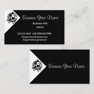 Tarjeta De Visita Logotipo moderno profesional Barbour Grooming masc