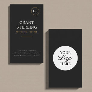 Tarjeta De Visita Logotipo moderno simple profesional