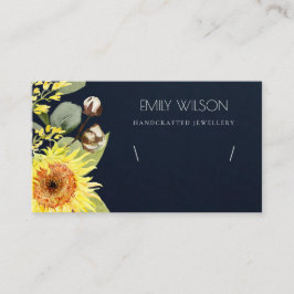 TARJETA DE VISITA LOGOTIPO NAVY SUNFLOWLOWER FLORAL BRACELET