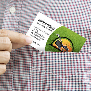 Tarjeta De Visita Logotipo paisajístico   Ducha de jardín