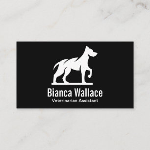 Tarjeta De Visita Logotipo Perro Permanente