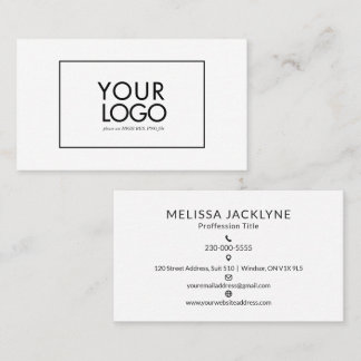 Tarjeta De Visita Logotipo personalizado