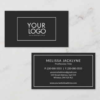Tarjeta De Visita Logotipo personalizado