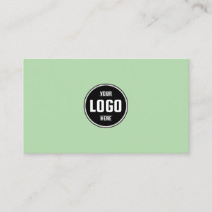 Tarjeta De Visita Logotipo personalizado círculo moderno minimalista