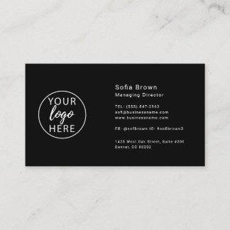 Tarjeta De Visita Logotipo Personalizado de Empresa Promocional
