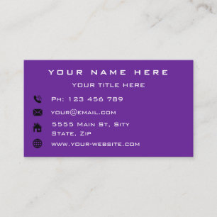 Tarjeta De Visita Logotipo personalizado de la empresa - Colores Per