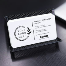 Logotipo Personalizado de Marca Social Media QR