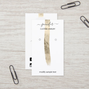 Tarjeta De Visita Logotipo Personalizado Jewelry Card Social Media G