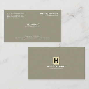 Tarjeta De Visita Logotipo personalizado, médico, enfermera, médico