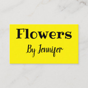 Tarjeta De Visita logotipo personalizado minimalista simple florista