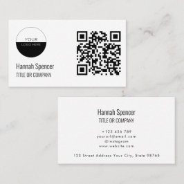 Tarjeta De Visita Logotipo personalizado | Moderno Profesional