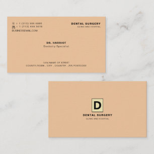 Tarjeta De Visita Logotipo personalizado, odontología, dentista