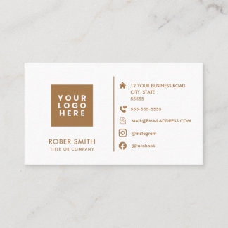 Tarjeta De Visita Logotipo Personalizado para Redes Sociales | Peque