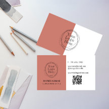 Logotipo personalizado Terracota Minimalista moder