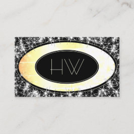 Tarjeta De Visita Logotipo personalizadoBelleza de las estrellas Pur