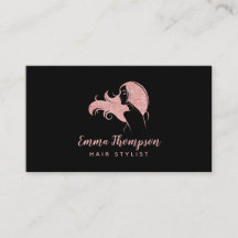 Logotipo profesional con estilo de pelo Belleza Ro