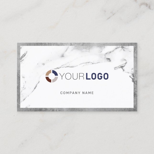 Tarjeta De Visita Logotipo profesional de la empresa de personalizad (Anverso)
