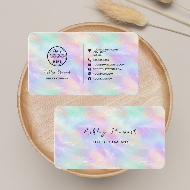 Tarjeta De Visita Logotipo profesional de medios sociales Estilo Opa (Subido por el creador)