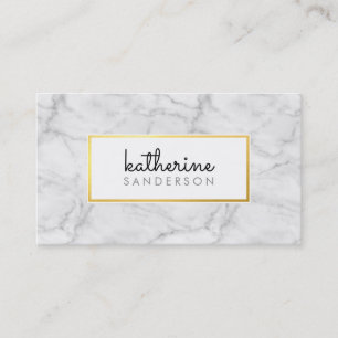 Tarjeta De Visita LOGOTIPO PROFESIONAL Mármol moderno imitación de o