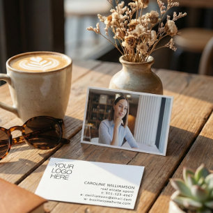 Tarjeta De Visita Logotipo Profesional Minimalista de Bienes Raíces 