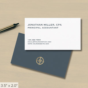 Tarjeta De Visita Logotipo profesional mínimo simple