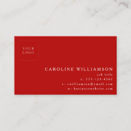 Tarjeta De Visita Logotipo profesional mínimo simple y moderno en ro