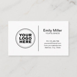 Tarjeta De Visita Logotipo profesional moderno