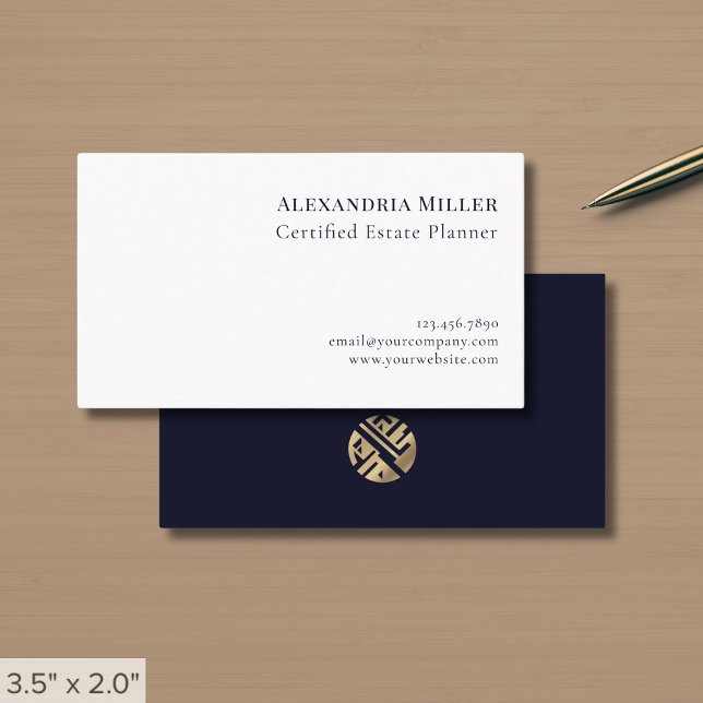 Tarjeta De Visita Logotipo profesional simple mínimo (Subido por el creador)