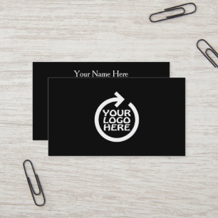 Tarjeta De Visita Logotipo profesional simple moderno