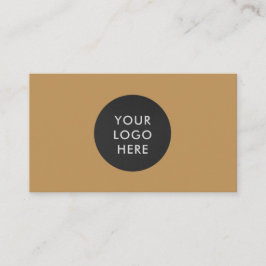 Tarjeta De Visita Logotipo profesional simple QR Code Gold Company