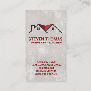 Tarjeta De Visita Logotipo residencial inmobiliario