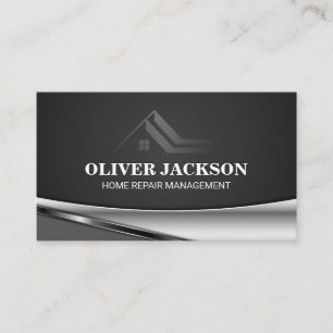 Tarjeta De Visita Logotipo residencial   Moderna y elegante
