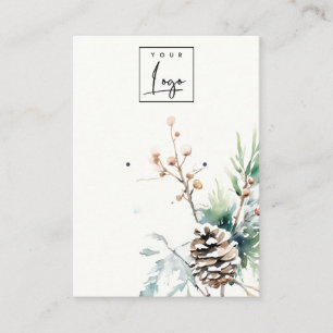 Tarjeta De Visita Logotipo Rubor Snow Winries Berries