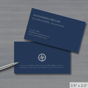 Tarjeta De Visita Logotipo simple elegante plateado