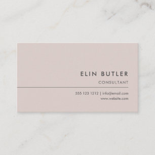 Tarjeta De Visita Logotipo simple minimalista Champán