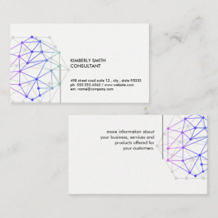 Tarjeta De Visita Logotipo técnico de red