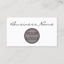 Tarjeta De Visita Logotipo y colores sencillos del Personalizado bla