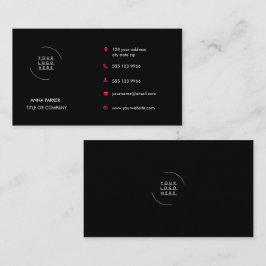 Tarjeta De Visita Logotipo y texto personalizados