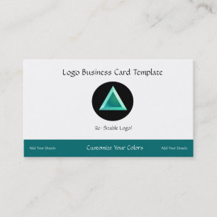 Tarjeta De Visita Logotipos simples - Logotipo del triángulo del cri