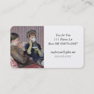 Tarjeta De Visita Los amigos del té