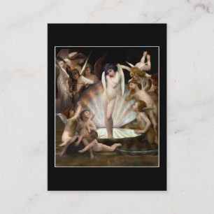 Tarjeta De Visita Los ángeles de Bouguereau rodean a Cupido