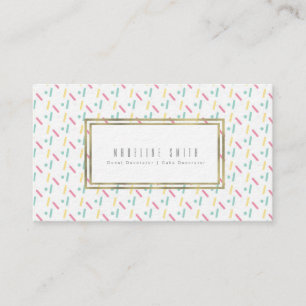 Tarjeta De Visita Los anillos de espuma helados asperjan al